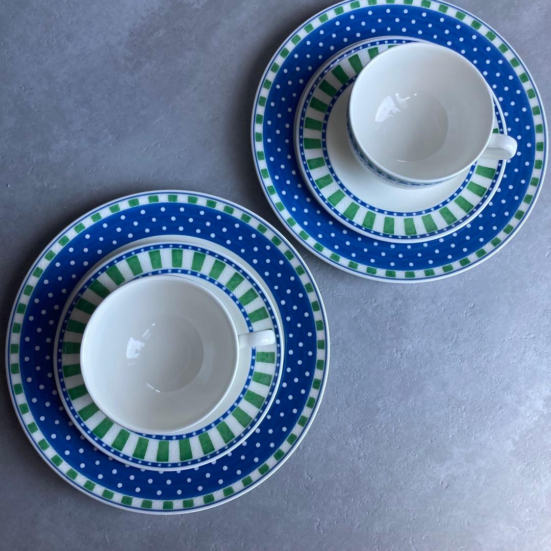 ビレロイ＆ボッホ パーティールック カップ＆ソーサー プレート 6点セット