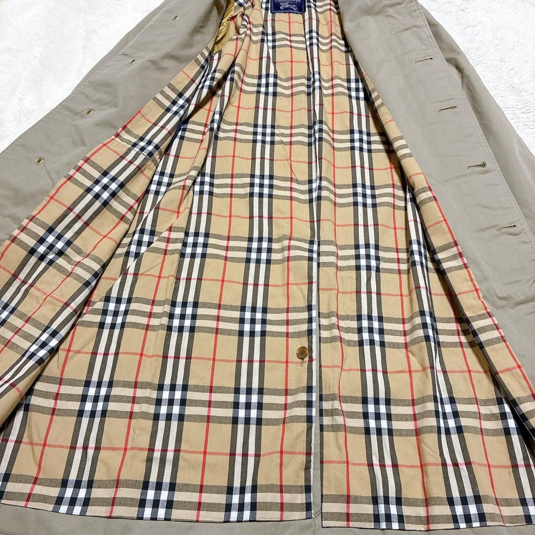 ヴィンテージ　バーバリーズ　 ステンカラーコート　ノバチェック　48