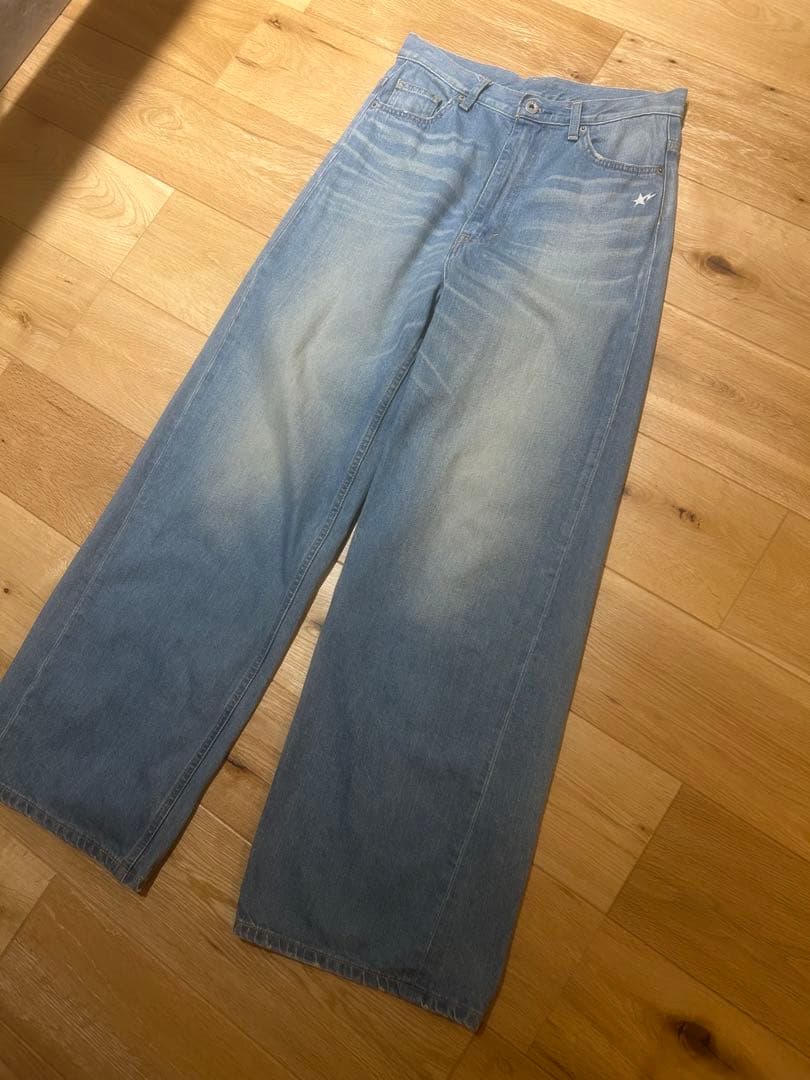 アベイシングエイプ　刺繍デニム　Mサイズ