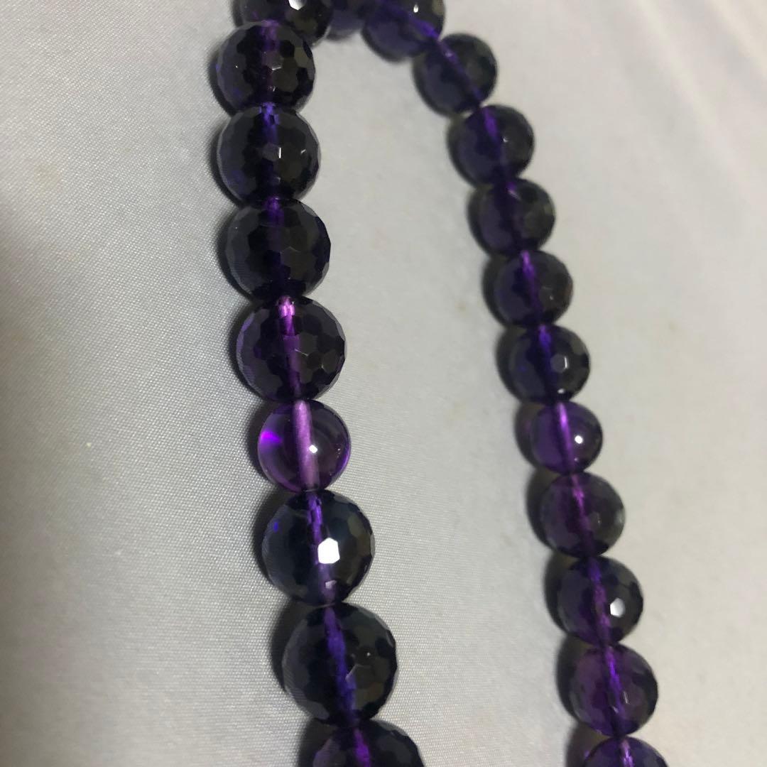 紫水晶　アメジスト　念珠
