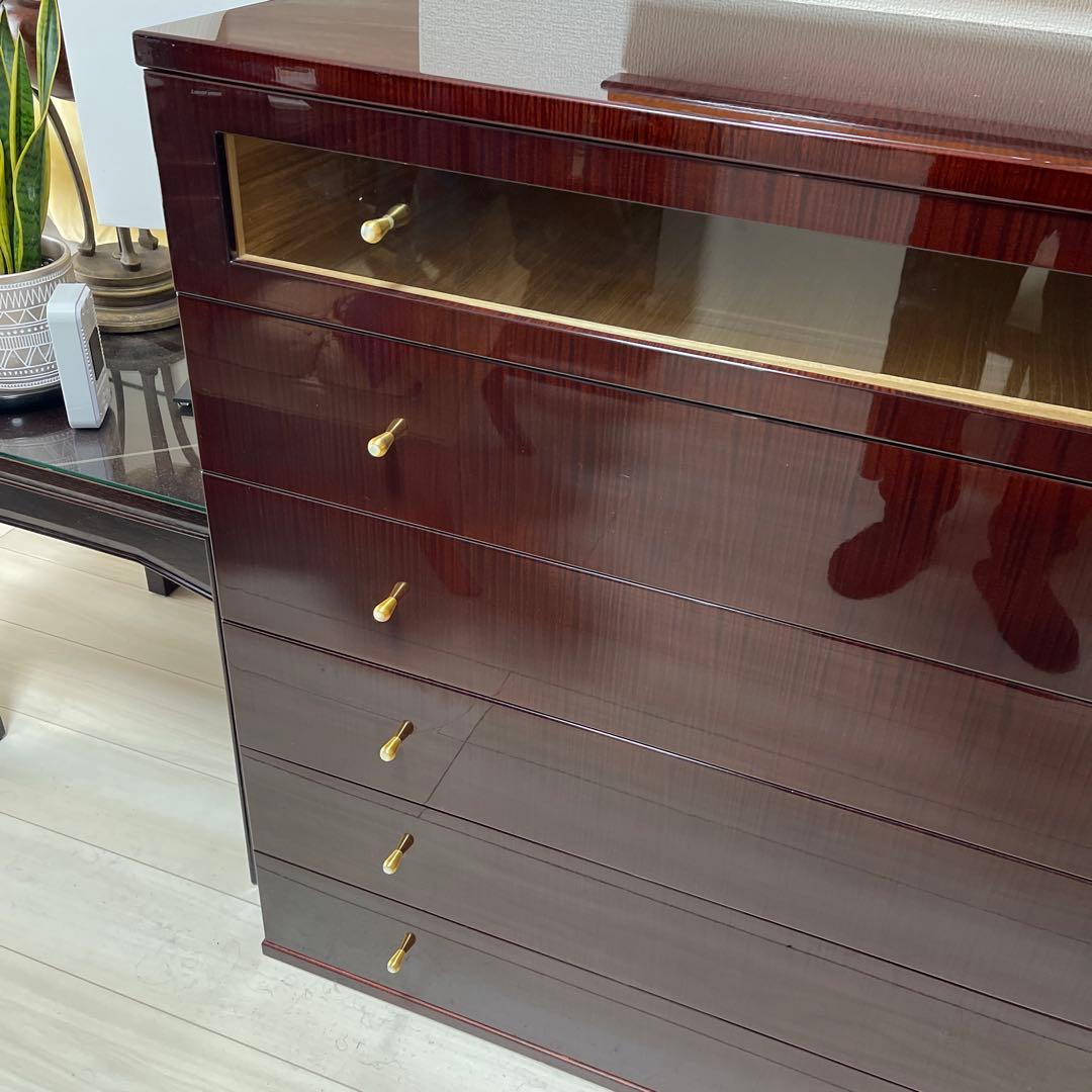 【MATUSOU】 府中家具 松創 ローズウッド 6段 チェスト 美品