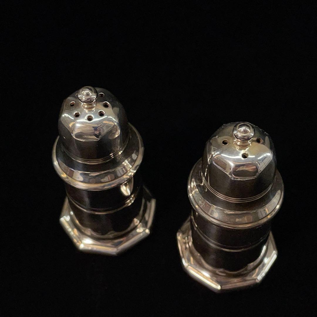 3705 クリストフル ペッパー&ソルト 調味料入 シルバーカラー