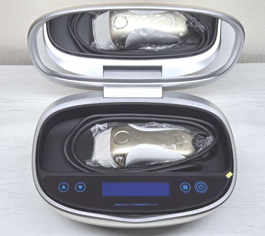 【使用僅少/付属品完備】脱毛器 ケノン 8.0 眉毛脱毛器付 シャンパンゴールド
