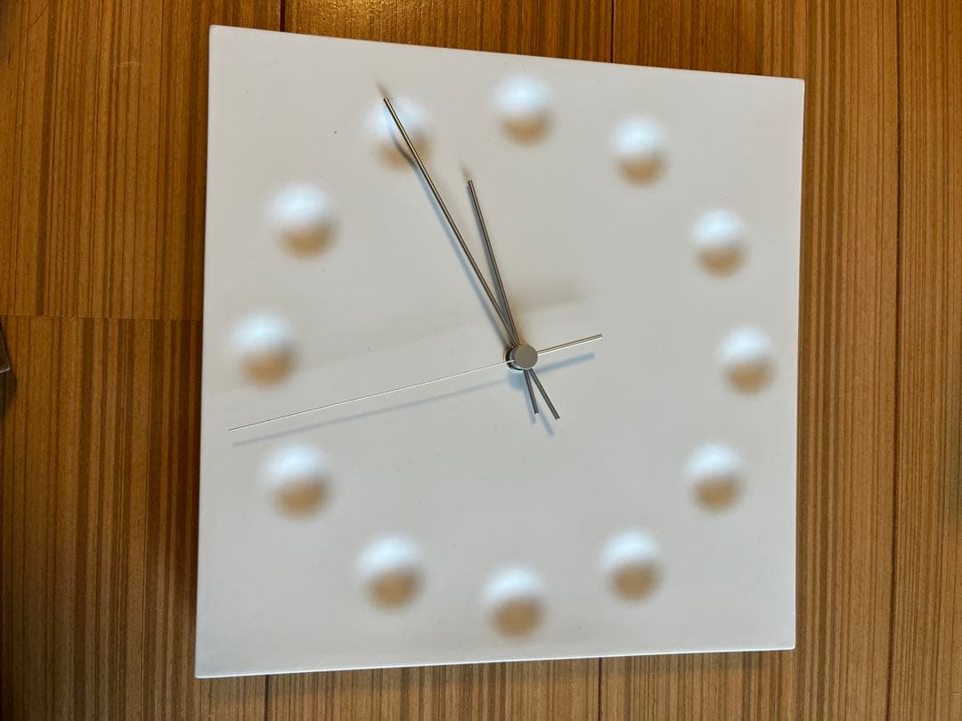 Lemnos タカタレムノス 掛時計 塚本カナエ　25.5cm×25.5cm