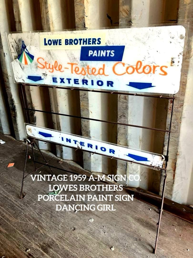レア　VINTAGE LOWES BROTHERS DANCING GIRL