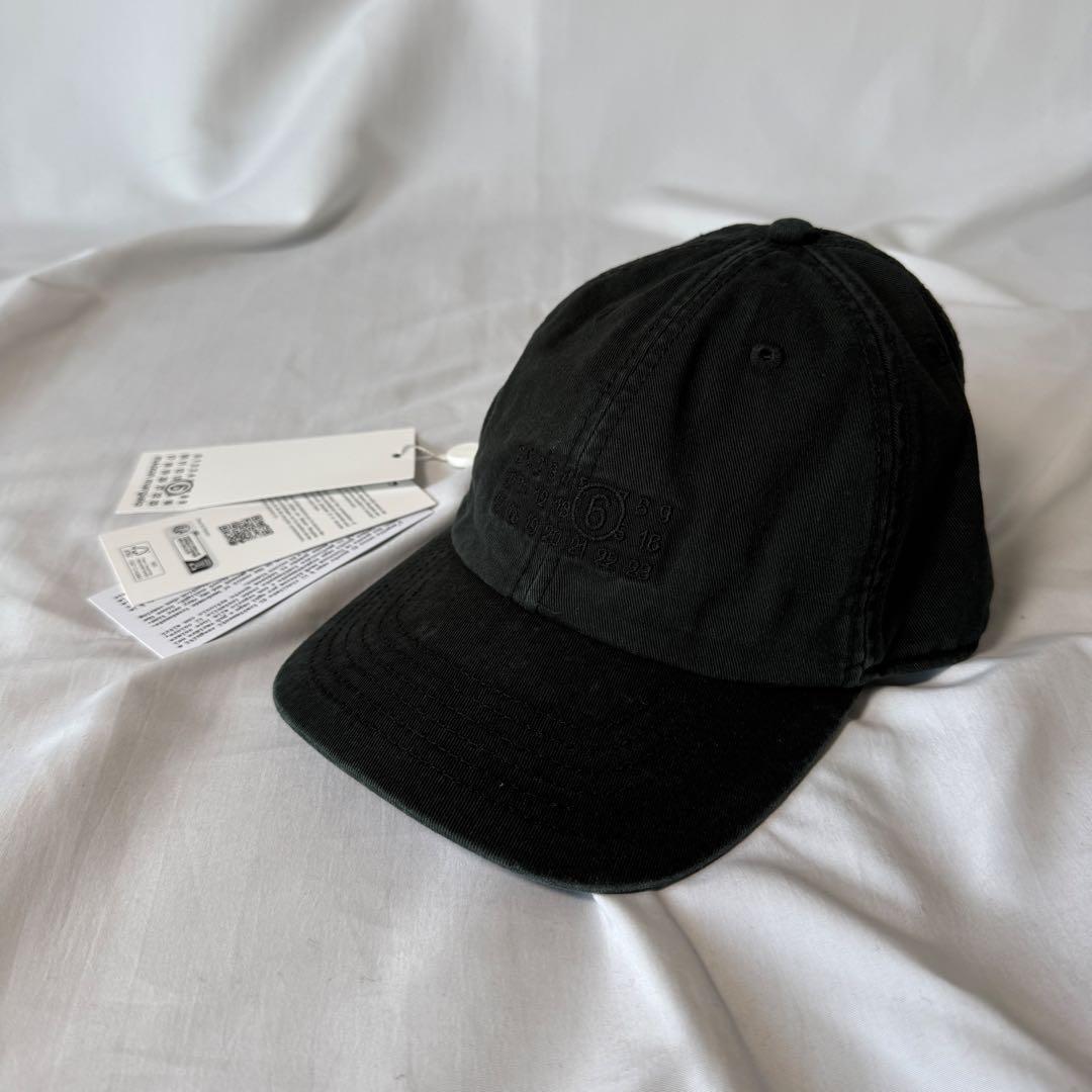 MM6 Maison Margiela キャップ ブラック