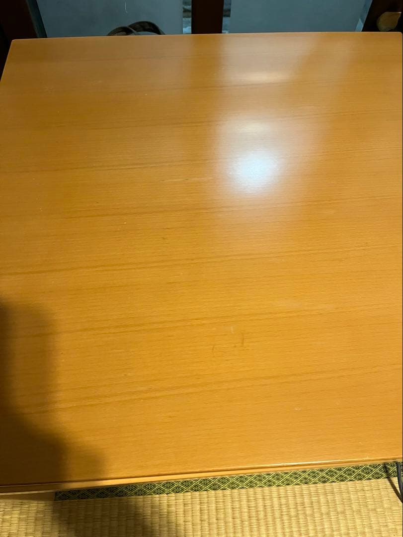 無印良品　正方形　こたつ 電熱ヒーター　ナチュラル