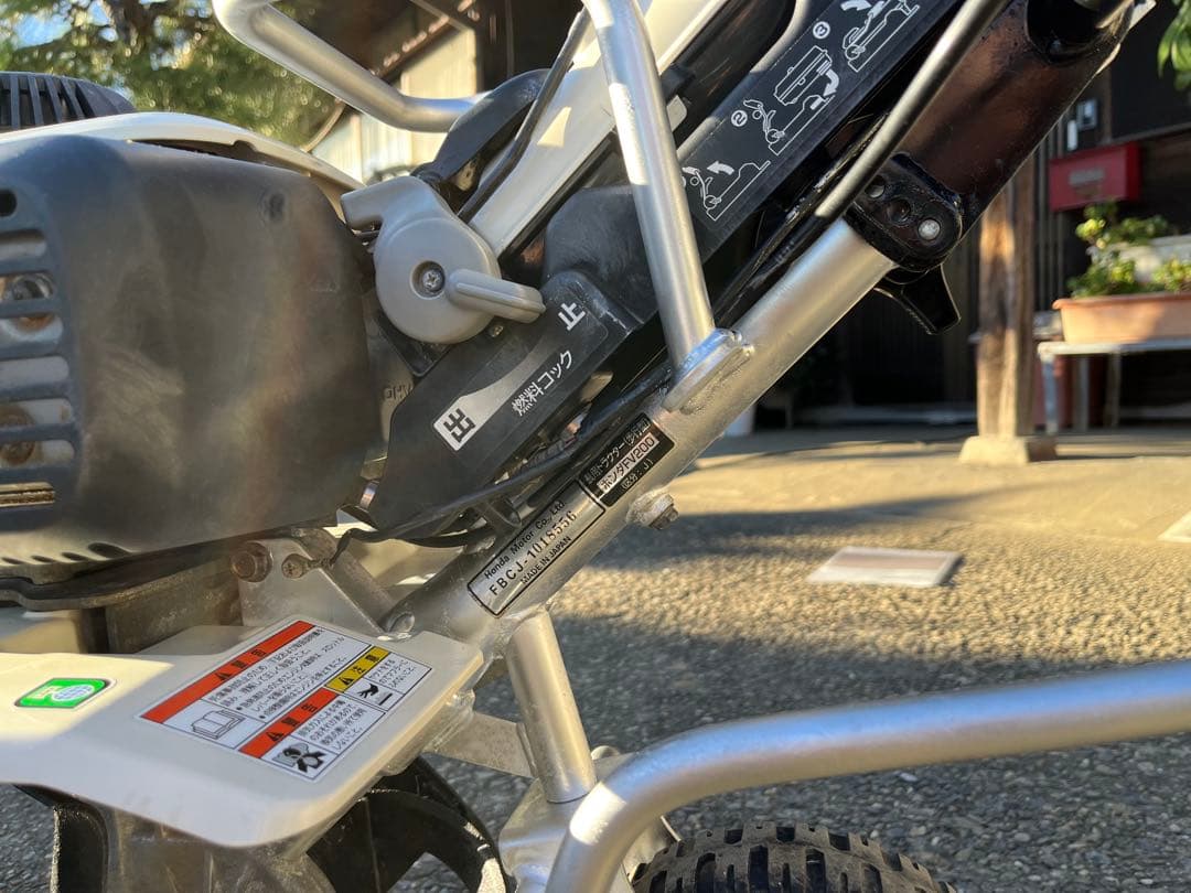 【ぽちまる】管理機　ホンダピアンタFV200 移動輪•棒付、整備済　送料込