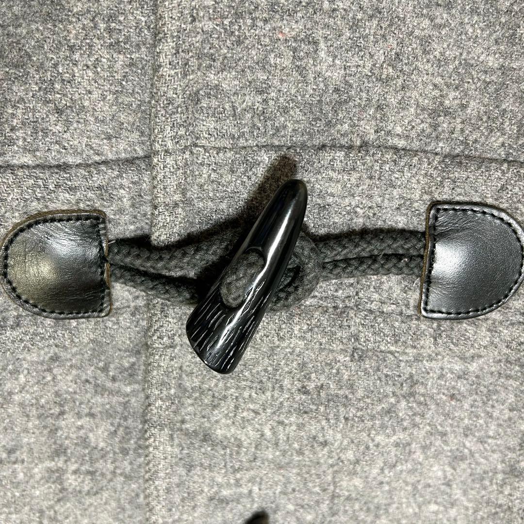 アンゴラ✨BURBERRYBLUE LABELバーバリー ダッフルコートグレーL