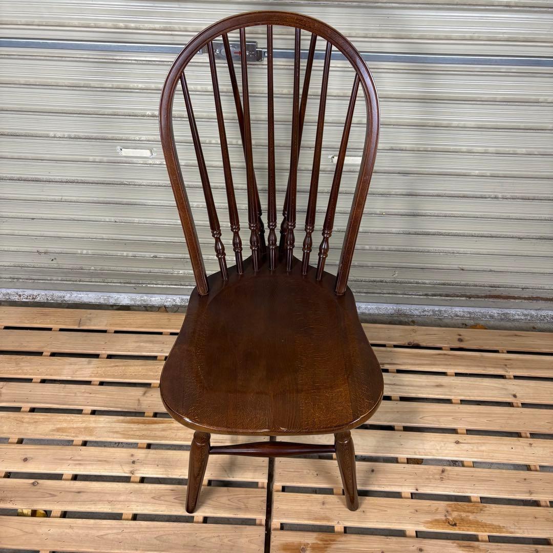 【送料込】秋田木工　ヴィンテージチェア　ダイニングチェア　椅子　アンティーク③