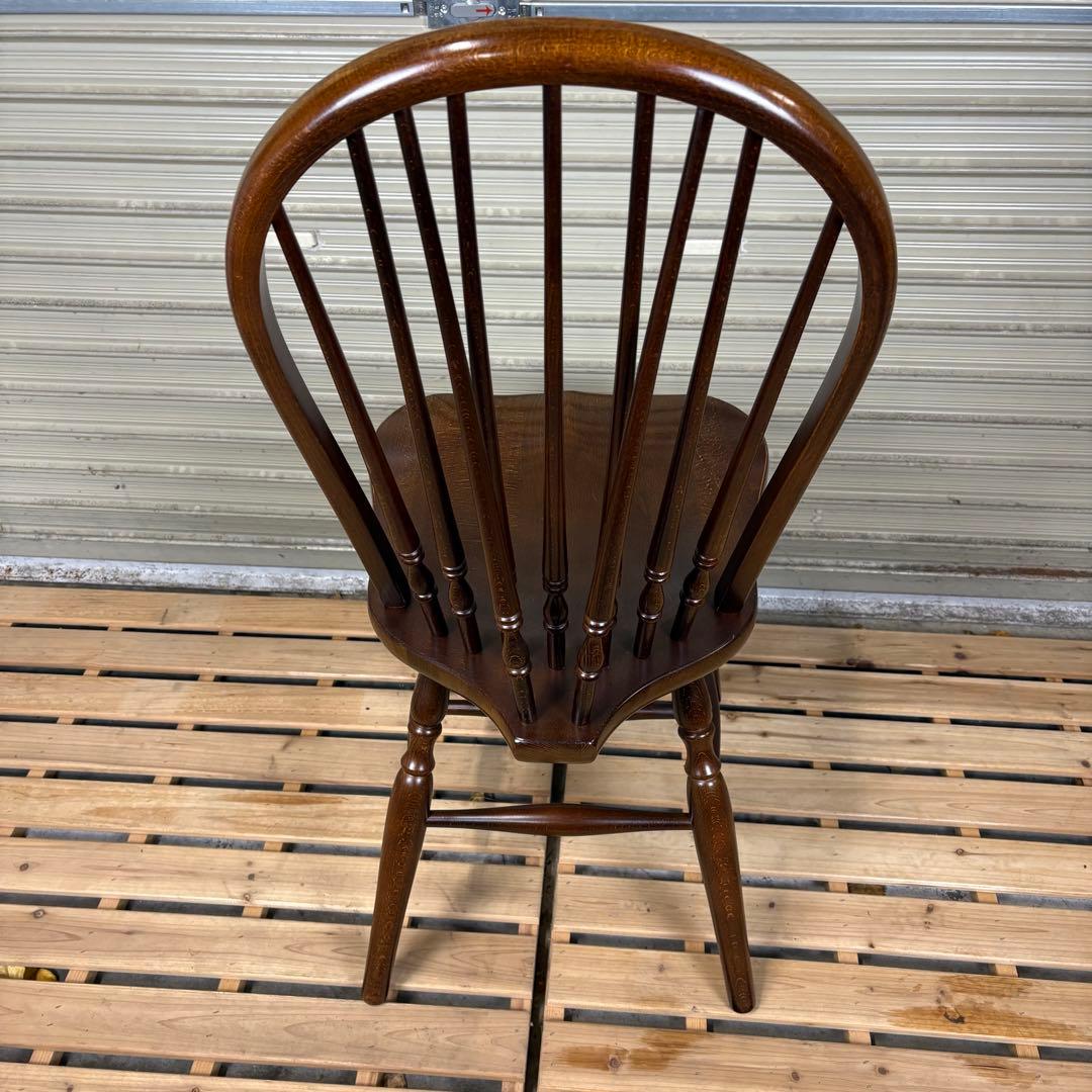 【送料込】秋田木工　ヴィンテージチェア　ダイニングチェア　椅子　アンティーク③