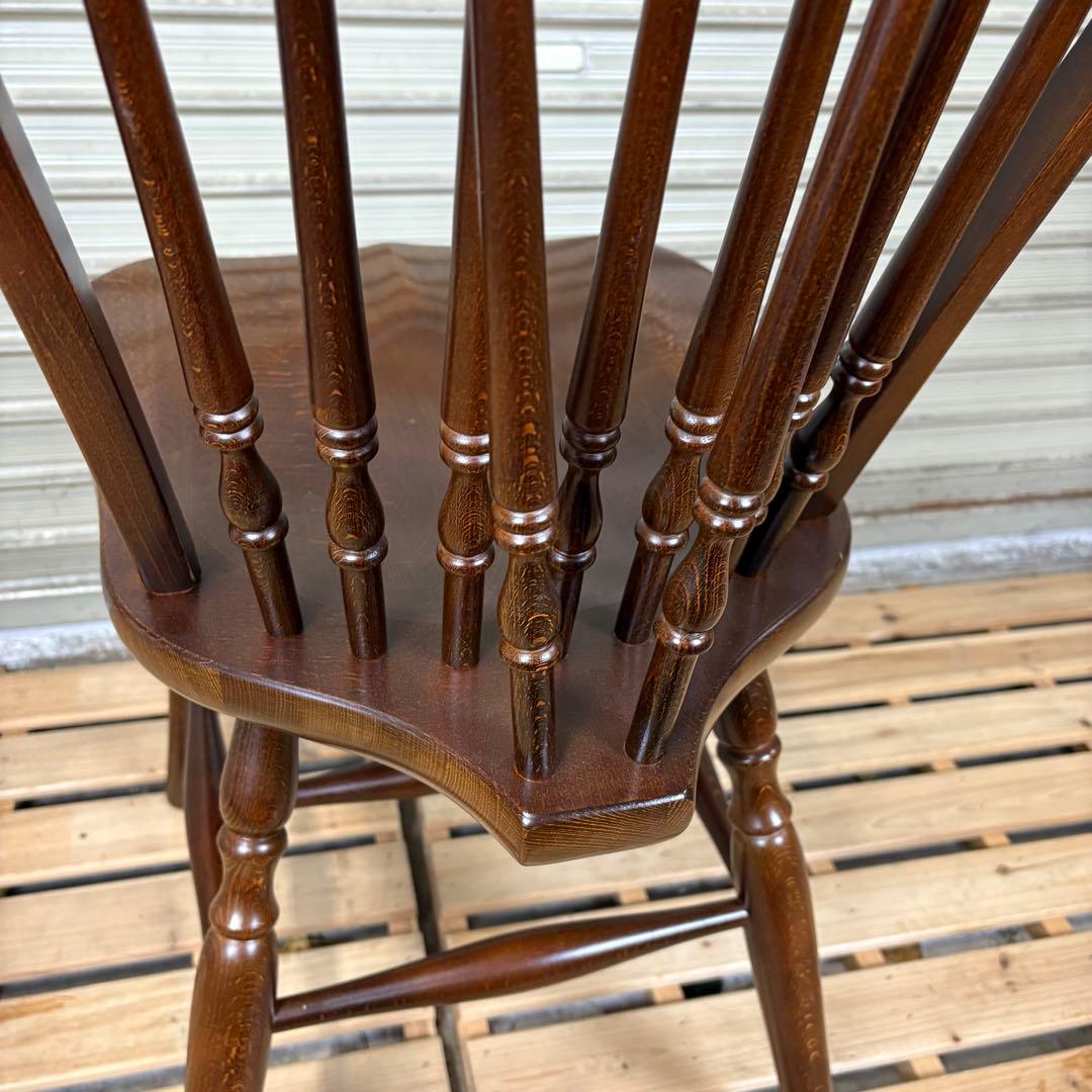 【送料込】秋田木工　ヴィンテージチェア　ダイニングチェア　椅子　アンティーク③