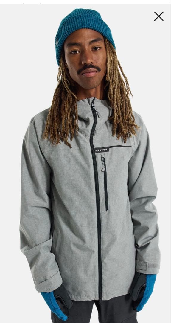 美品 BURTON Lodgepole ジャケット グレー バートン Mサイズ