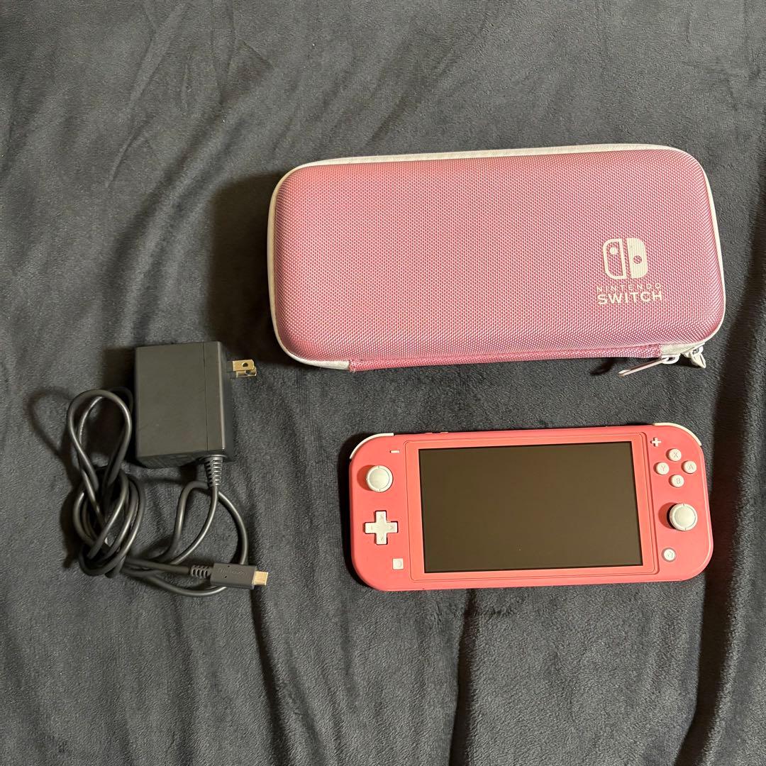 Nintendo Switch Lite ピンク 本体+専用ケース+充電器