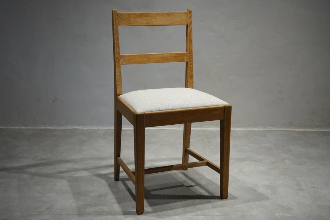 昭和初期　栗材　古木　古椅子　ビンテージ　アンティーク　チェア