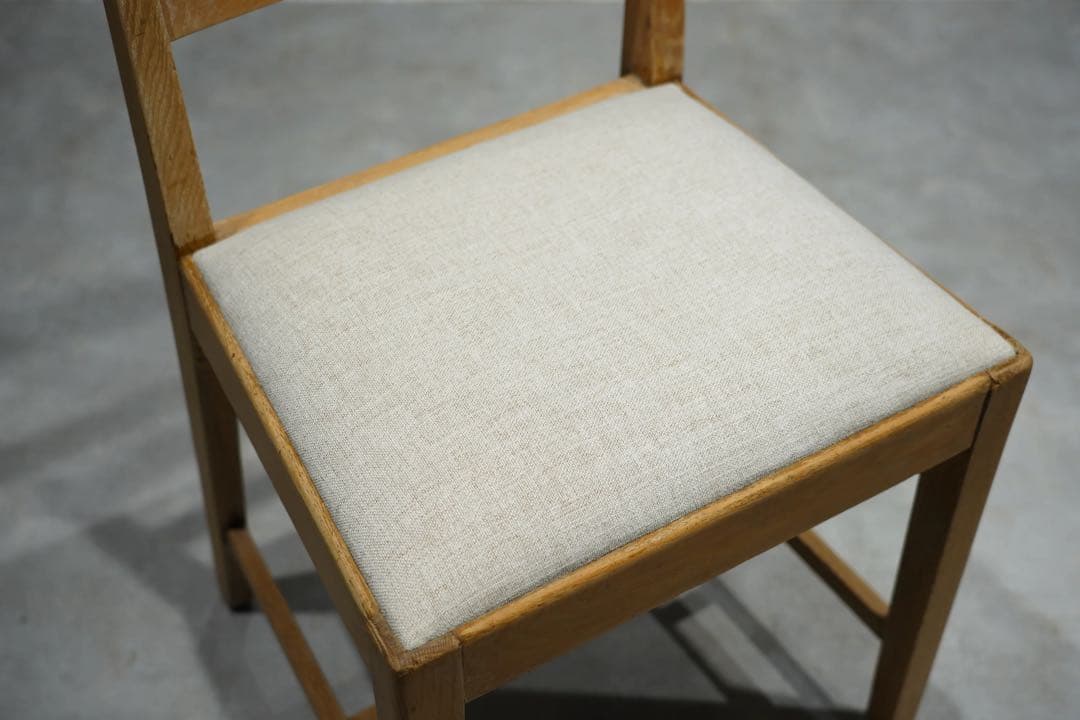 昭和初期　栗材　古木　古椅子　ビンテージ　アンティーク　チェア