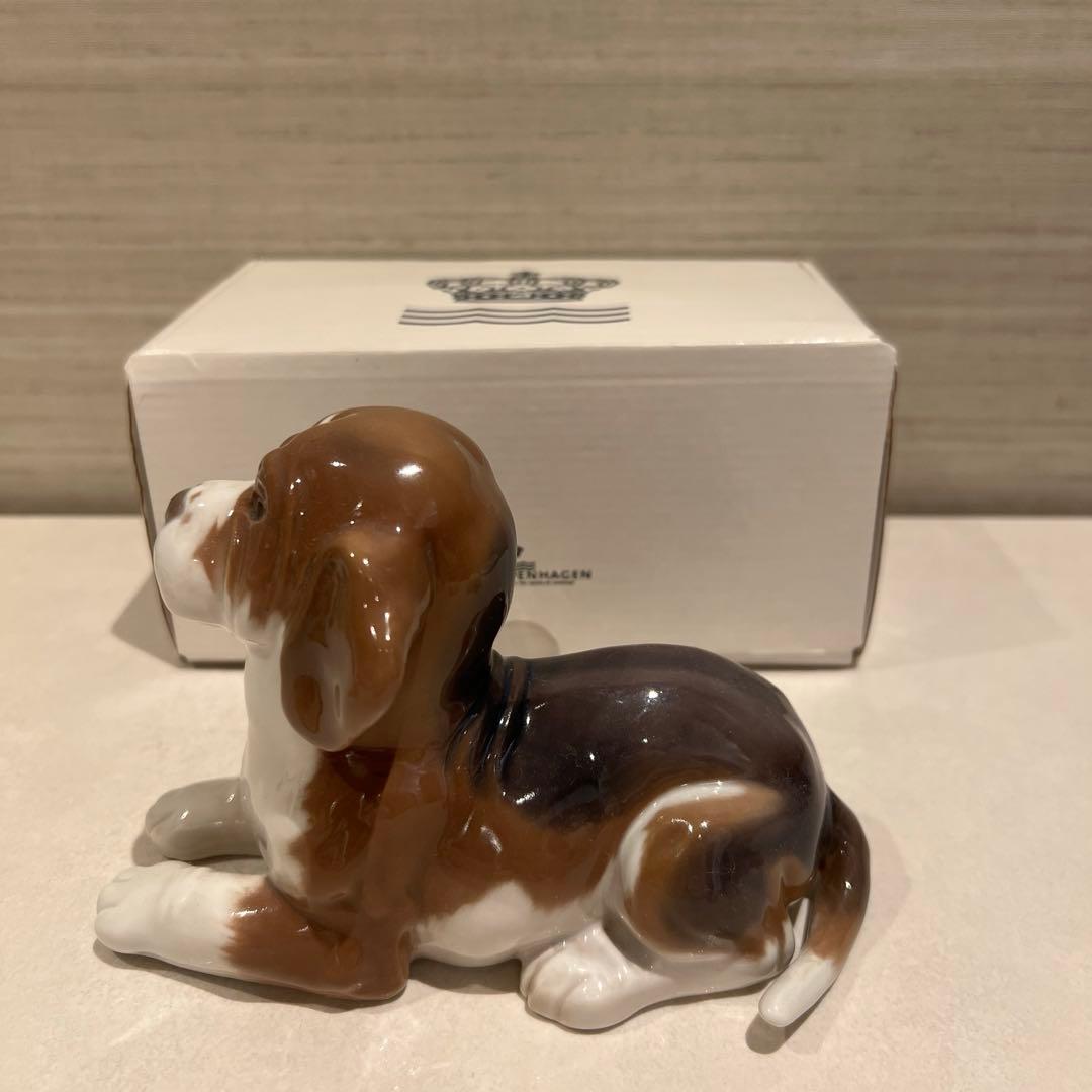 レア❣️ロイヤルコペンハーゲン　フィギュリン　セントバーナード　犬　サイズ 大