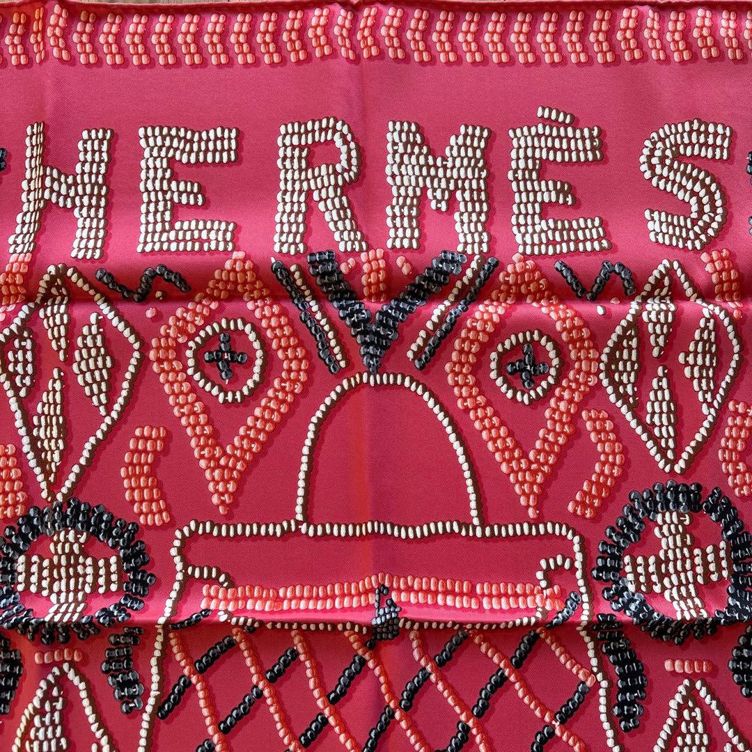 未使用保管品　エルメス スカーフ　カレ70 ケリーアンペルル