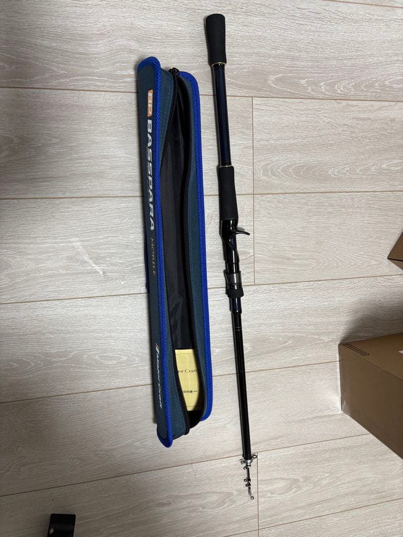 BB BASSPARA フィッシングロッド 専用ケース付き