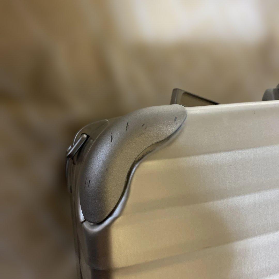 リモワ　RIMOWA アタッシュケース　美品　青ロゴ　ビジネスバッグ