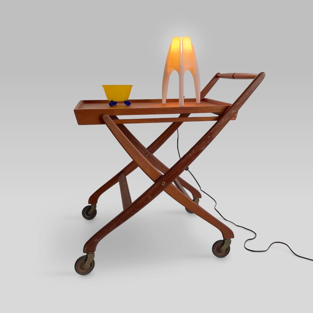 60s デンマーク製【Svend Aage Madsen】チーク トロリーワゴン