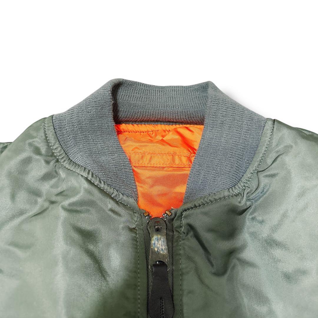 美品 USA製 ALPHA アルファ MA-1 フライトジャケット Lサイズ