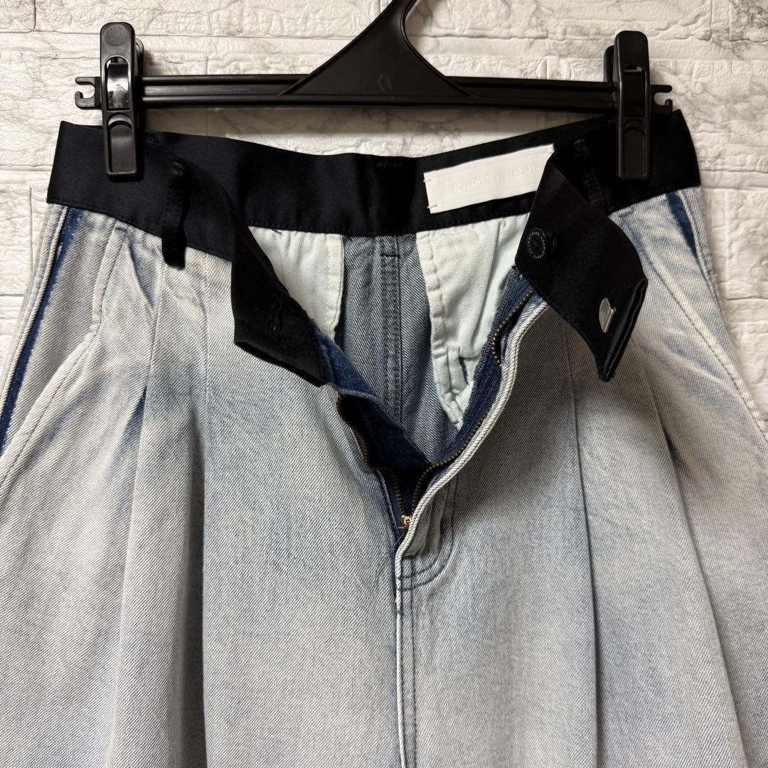 ADAM ET ROPÉ ドレスデニムパンツ サックス 38