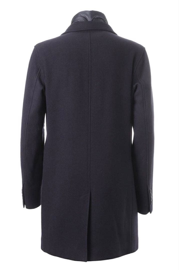 【極美品】ヘルノ HERNO ライナー付き コート／ネイビー52（XL）