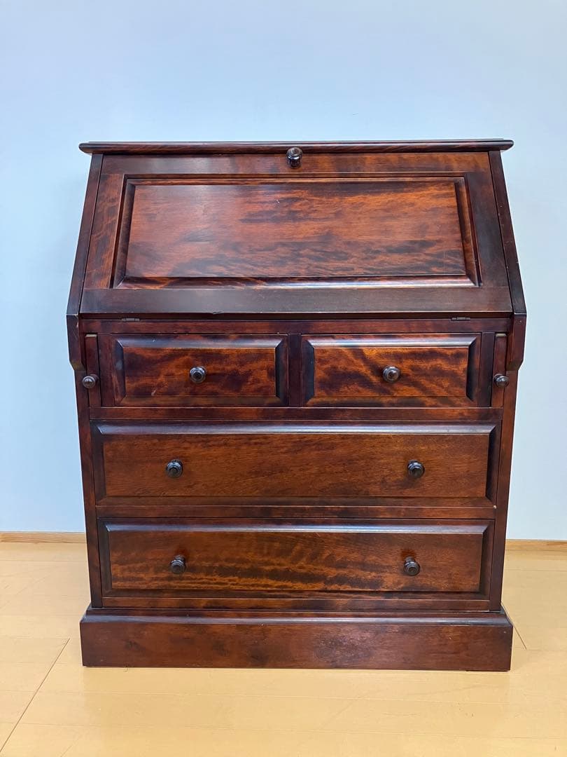 神居民芸　ライティングビューロー　デスク　ライティングデスク　樺