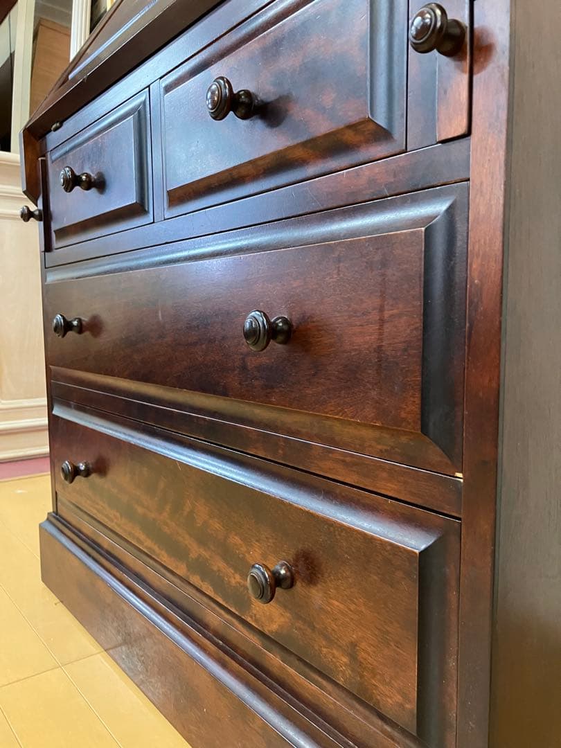 神居民芸　ライティングビューロー　デスク　ライティングデスク　樺