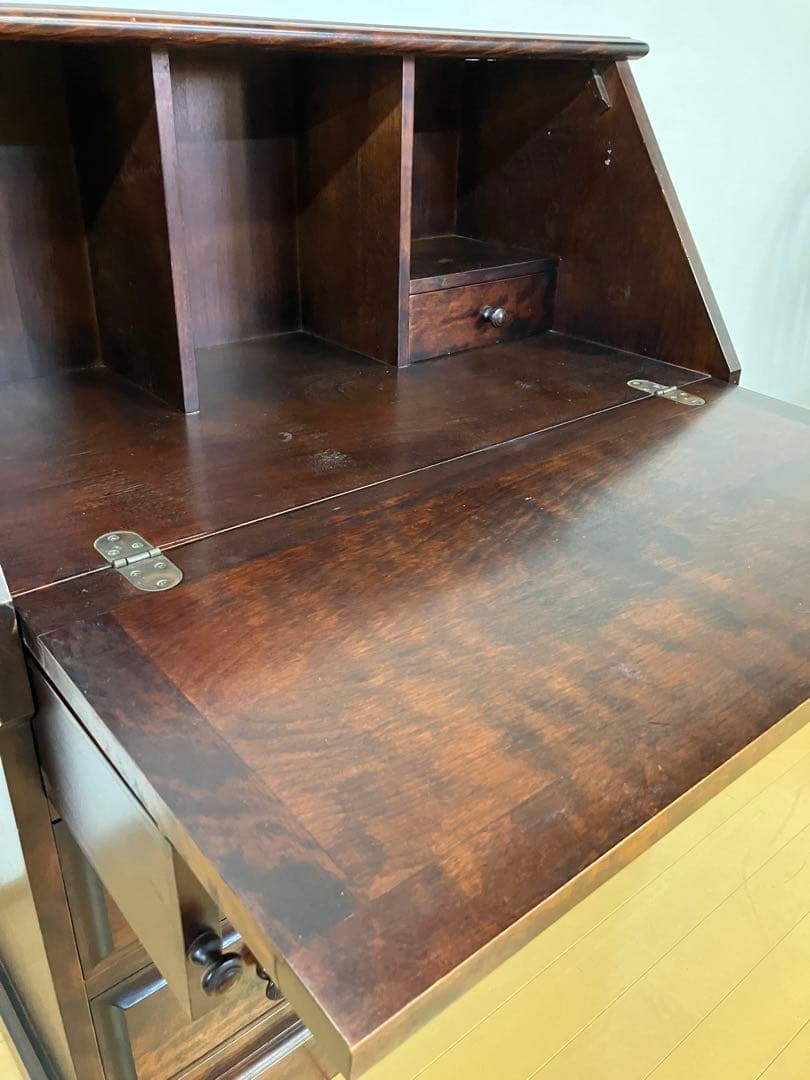 神居民芸　ライティングビューロー　デスク　ライティングデスク　樺