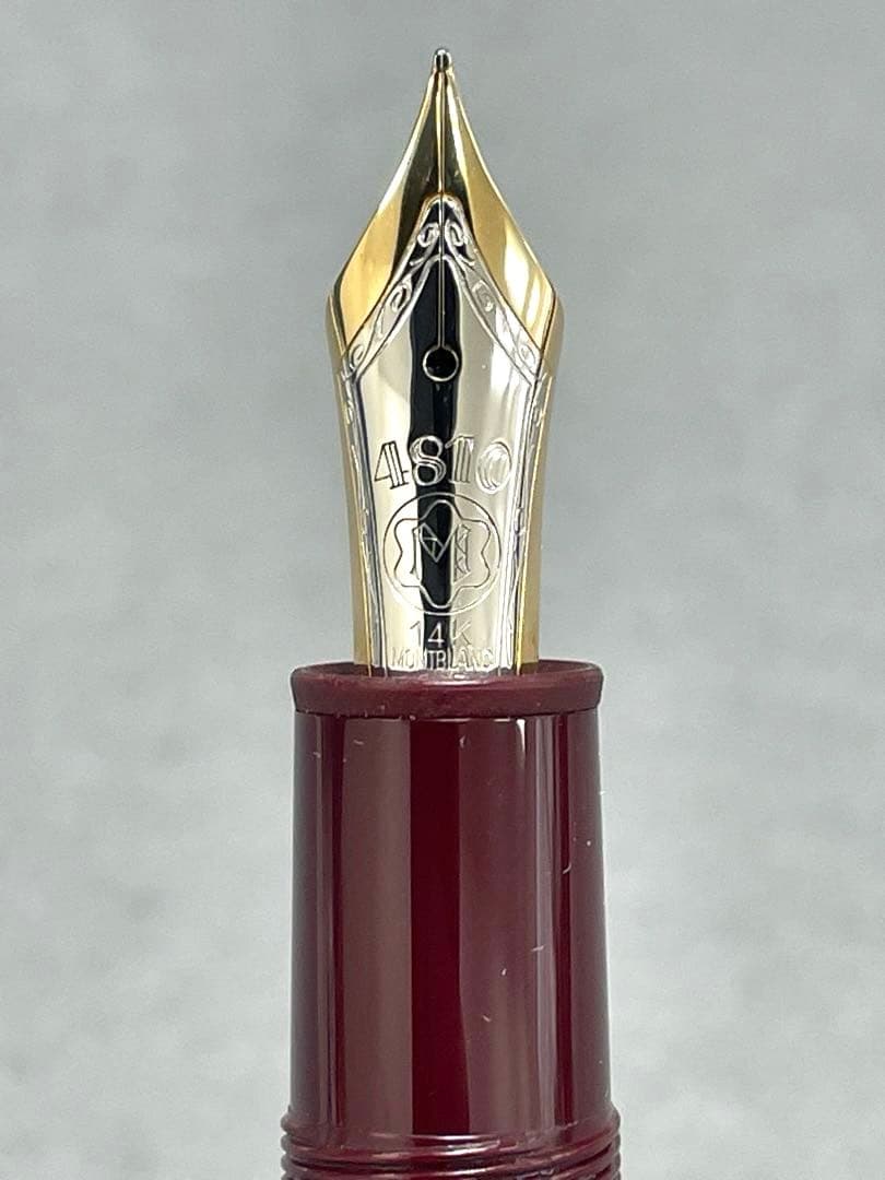 モンブラン マイスターシュテュック 146 万年筆 ボルドー F