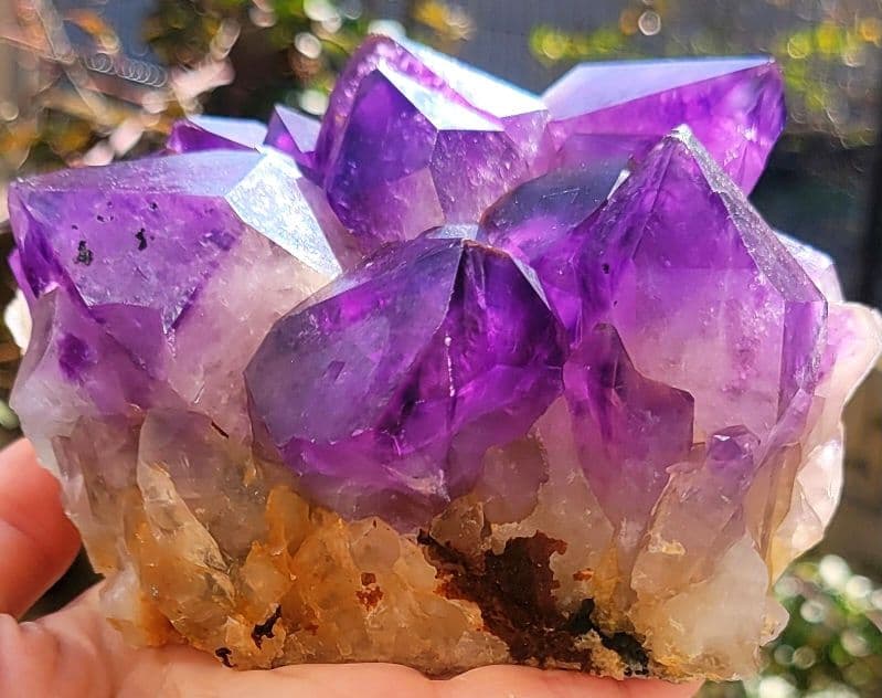 稀少　コンゴ大結晶　アメジストクラスター　天然石　開運　置物　原石