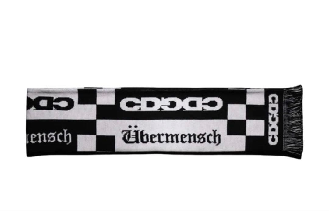 CDG x G-DRAGON Checkered Stole Black 最安値