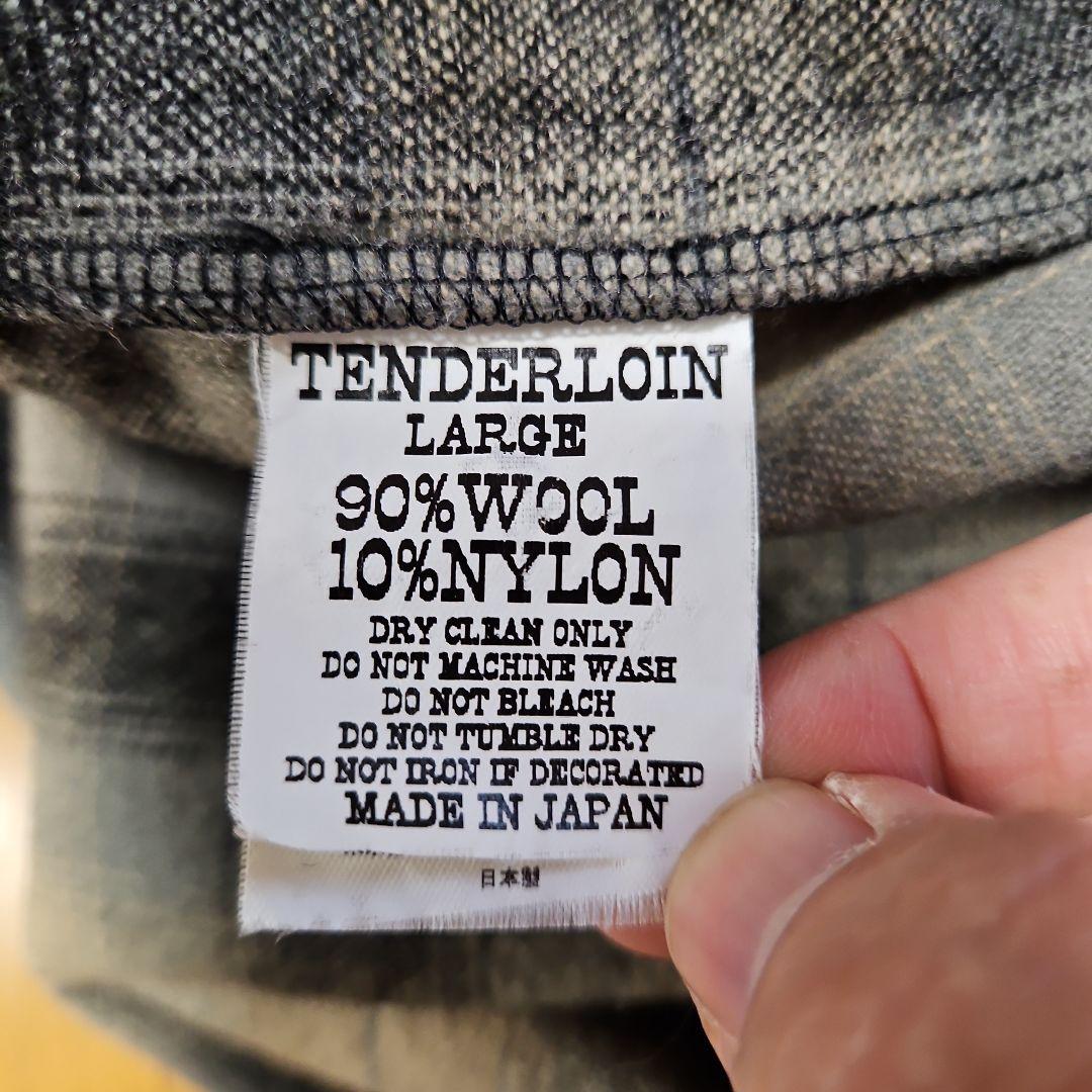 にし　テンダーロイン 08AW T-WOOL SHTウールシャツ キムタク