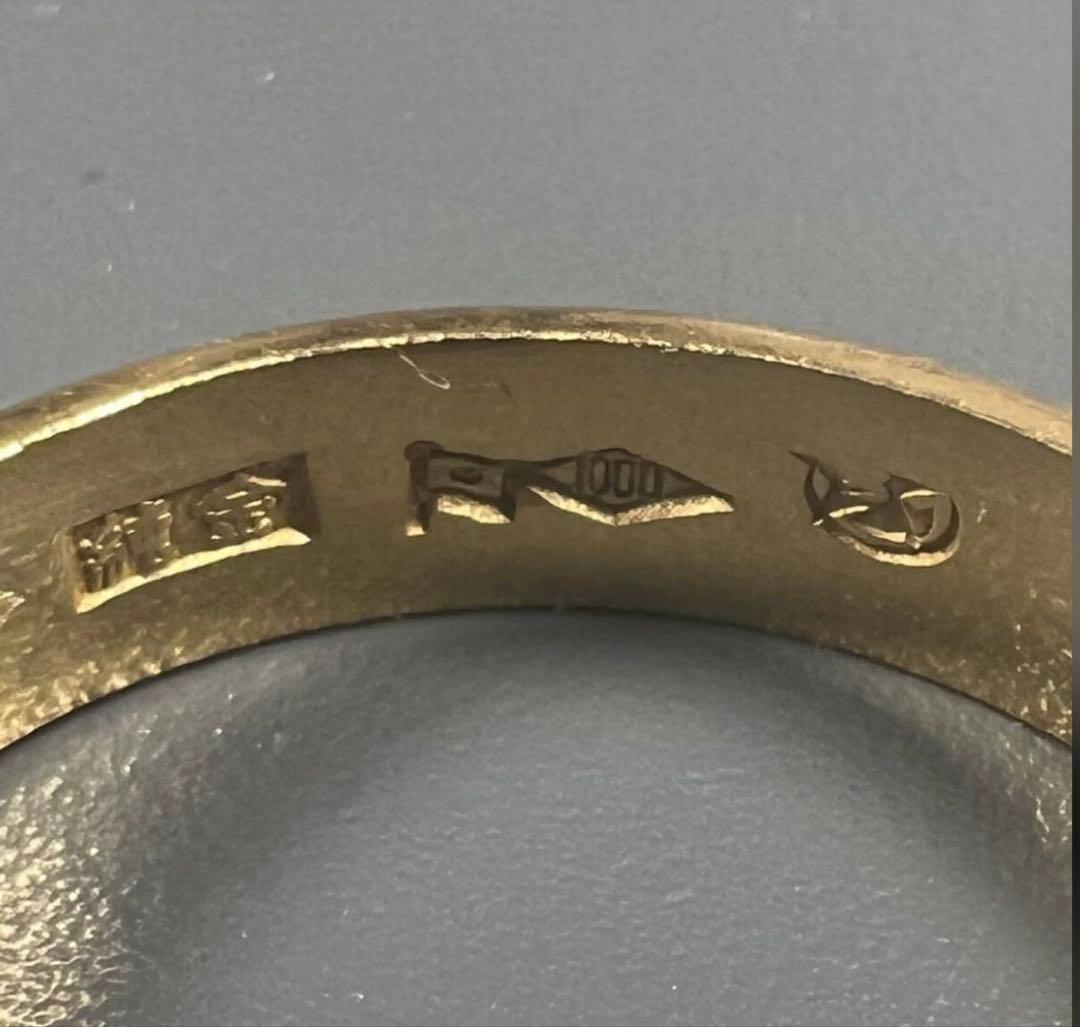 純金　指輪