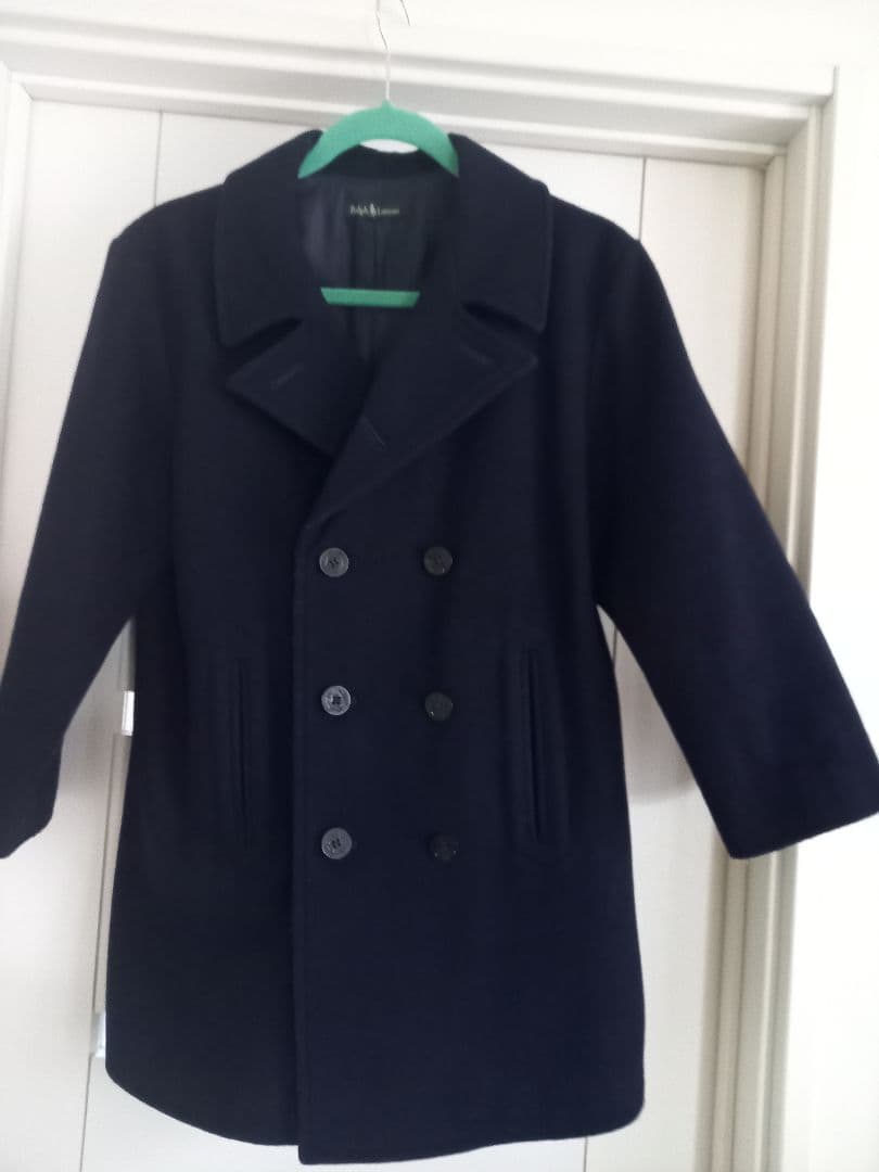 chimaラルフローレン Pコート ネイビー