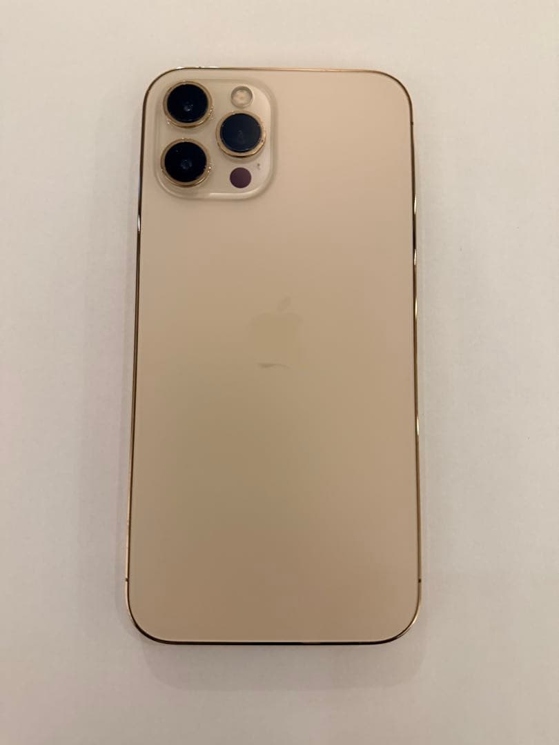 【美品】iPhone12Pro Max128GBゴールド箱有り