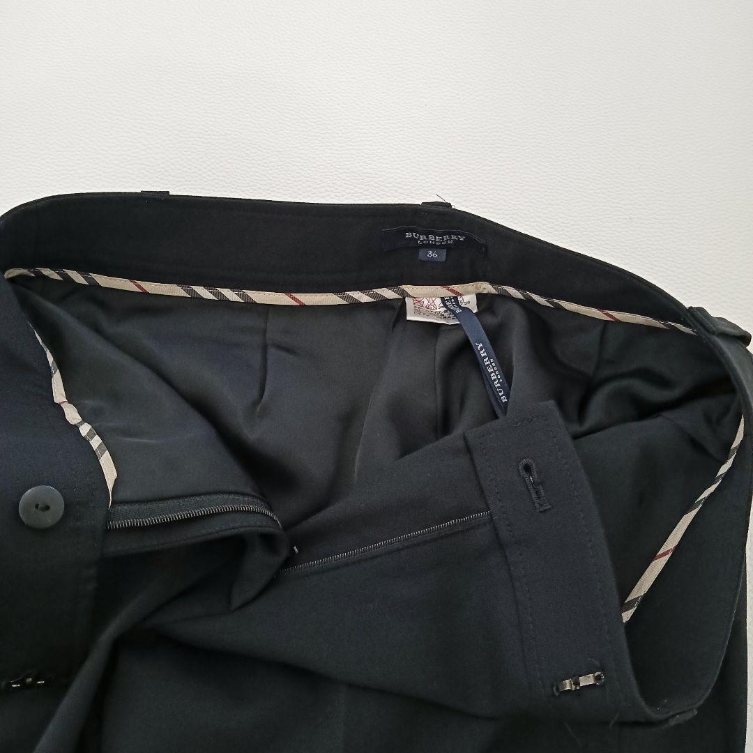美品♡バーバリーロンドン パンツスーツ セット 大きいサイズ メタルボタン 40