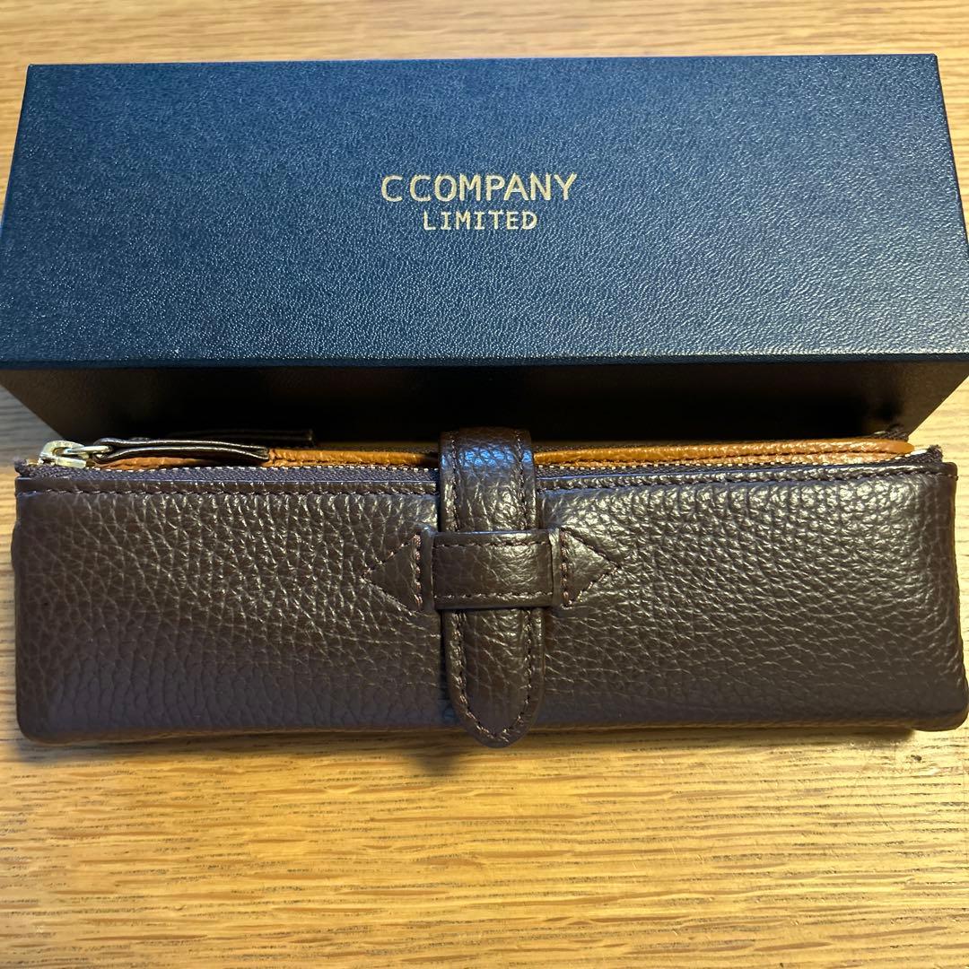 C COMPANY シーカンパニー ルポペンケース ダークブラウン