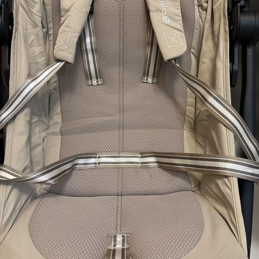 【美品】cybex サイベックス　リベル　アーモンドベージュ　純正バンパー付き