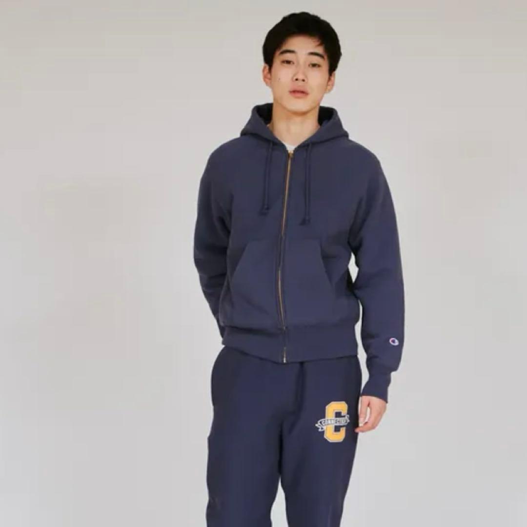 Champion C3-Y134 ブラック XL ジップフーディ