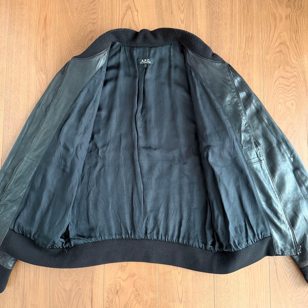 2001年◎ A.P.C アーペーセー フランス製　レザージャケット OLD