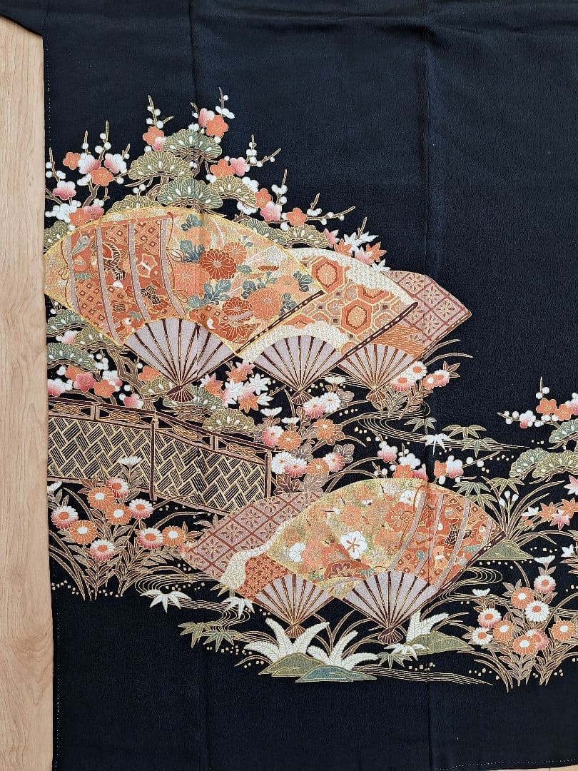 着物リメイクワンピース3640