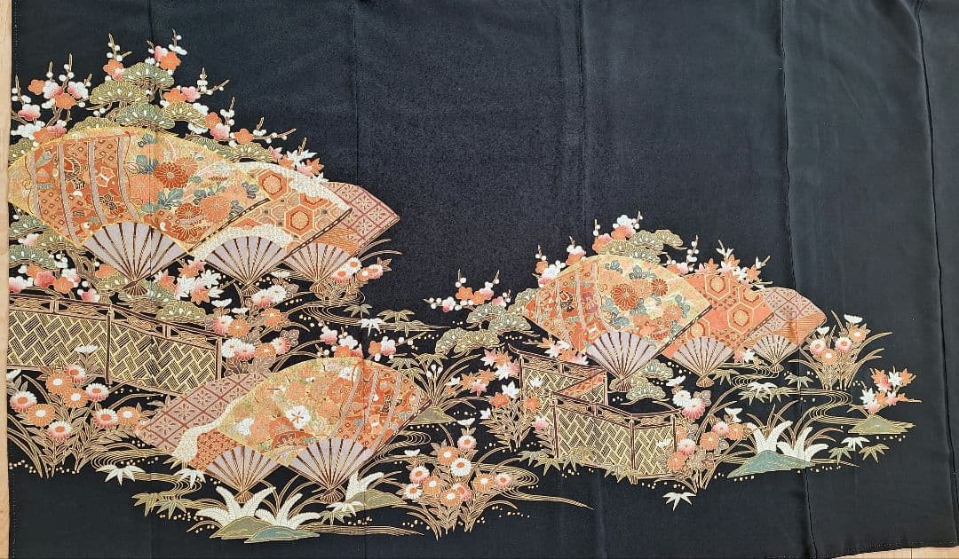 着物リメイクワンピース3640