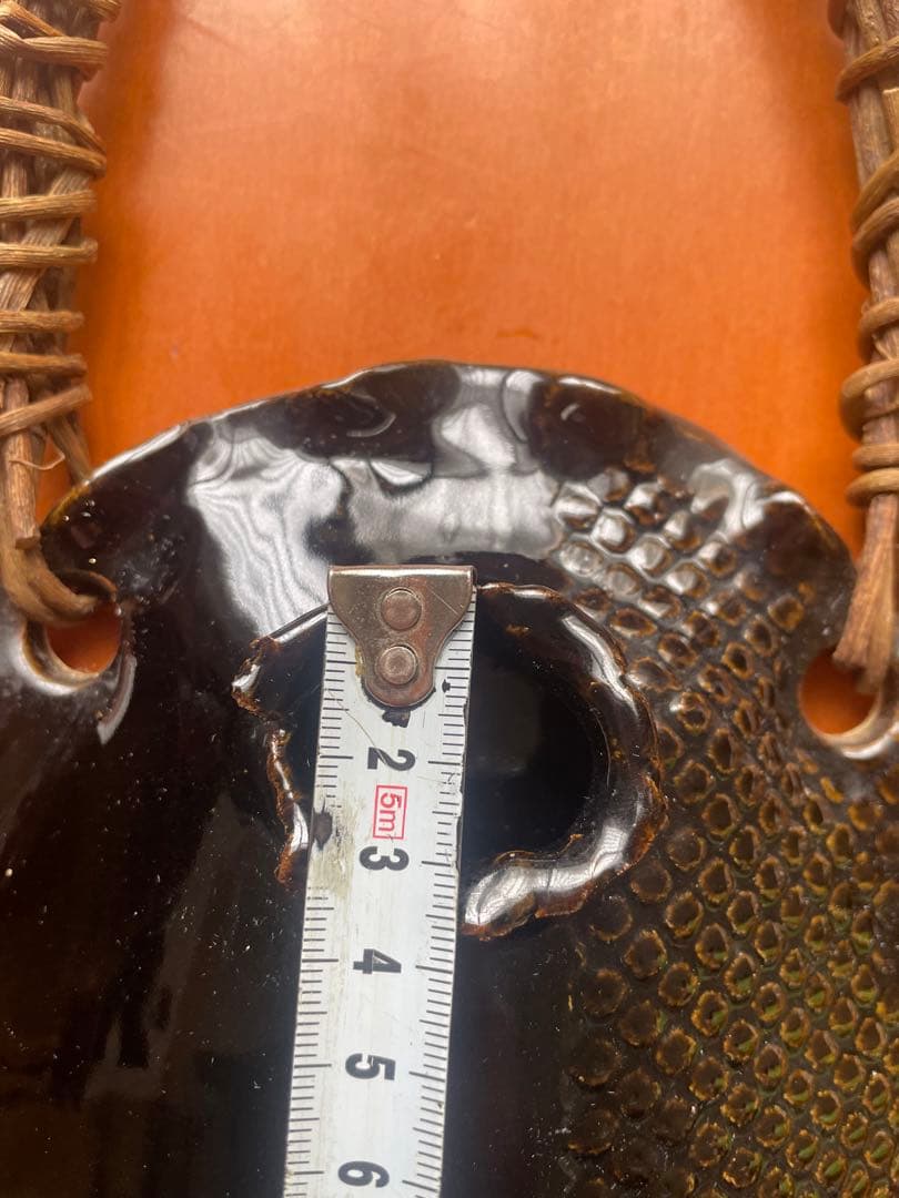 詳細不明　龍山窯　花入　壁掛け