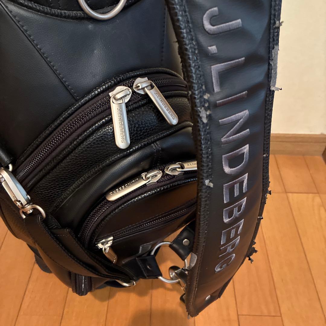 bay　J.LINDEBERG ブラックキャディバッグ