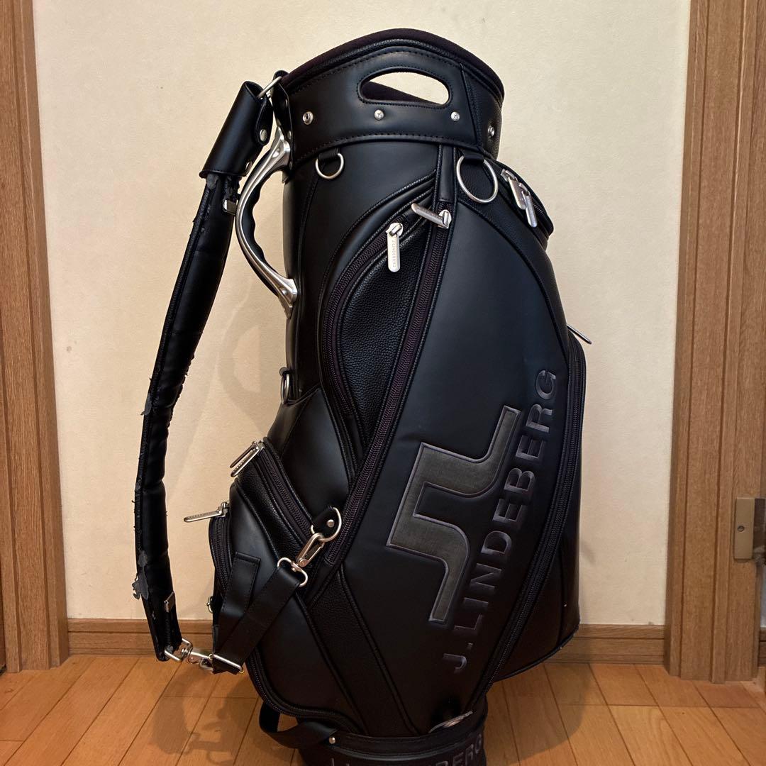 bay　J.LINDEBERG ブラックキャディバッグ