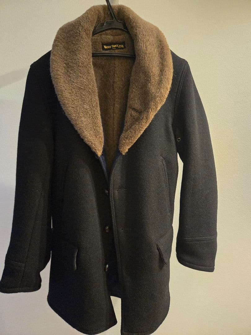 waste twice チェスターコート アルパカ