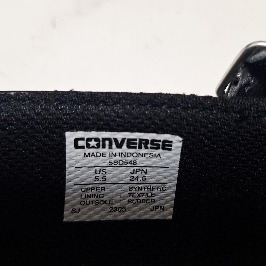 【新品】 CONVERSE オールスター 24.5 メリージェーン 軽量 黒